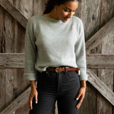 Talia Braided Belt Brandy - ourCommonplace