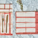 Chechi Rectangle Pattern Shibori Cotton Napkins - ourCommonplace