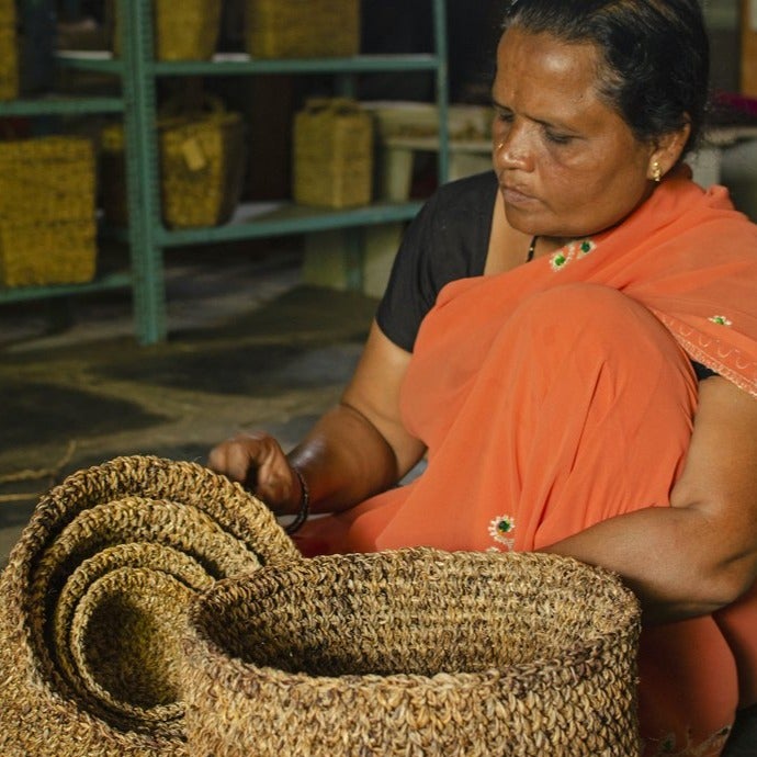 Mumtaz Round Storage Baskets - ourCommonplace