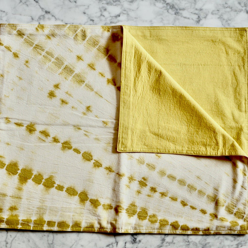 Geetha Shibori Tie-Dye Table Runner - ourCommonplace