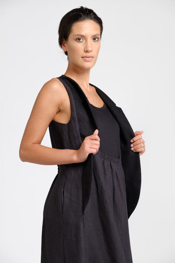 Black hemp dress - ourCommonplace