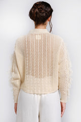 Blouse in hemp yarn - ourCommonplace