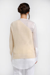 Knitted shirt in natural hemp and nettle - ourCommonplace