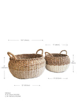 Ula Floor Basket - Natural (Set Of 2) - ourCommonplace