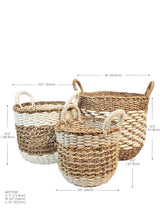 Ula Mesh Basket - Natural (Set Of 3) - ourCommonplace