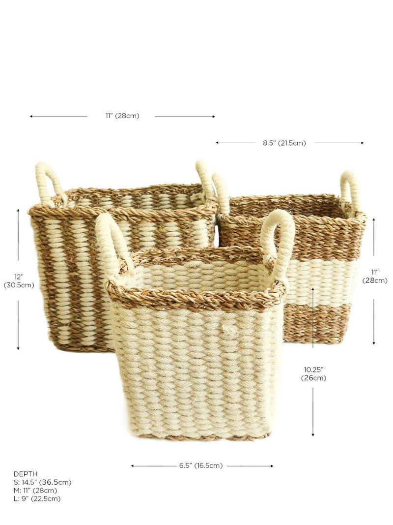 Ula Storage Basket (Set Of 3) - ourCommonplace