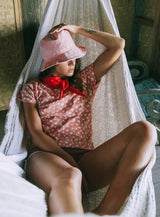WATU Seaside Linen Bucket Hat, in Salt Pink - ourCommonplace