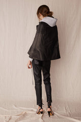 Crosby Cape Black Leather - ourCommonplace