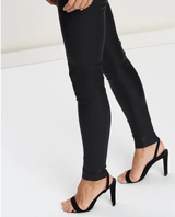 West Broadway Sleek Leather Leggings Black - ourCommonplace