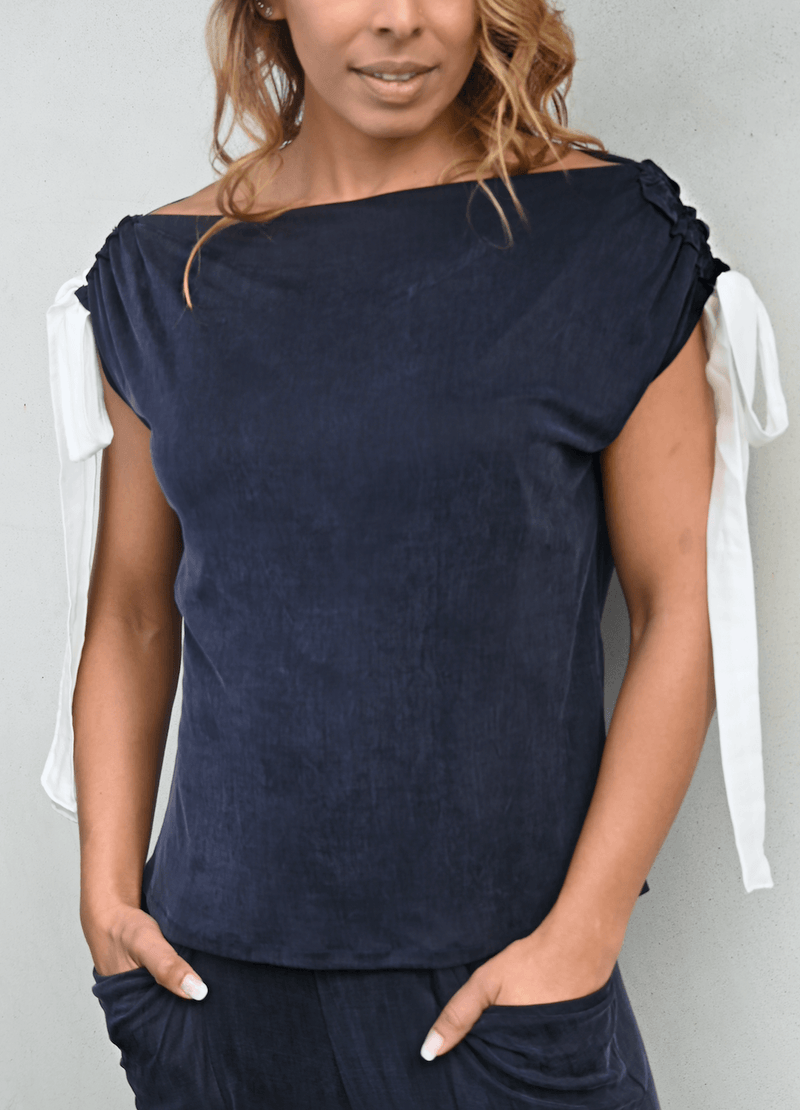 CAMILLA Off-The-Shoulder Convertible Knit Top - ourCommonplace