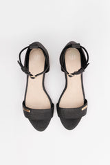 Chicago ORD - Ankle Strap Heels - Charcoal - ourCommonplace