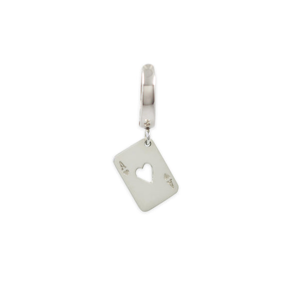 Ace of Heart Earring - Sterling Silver - ourCommonplace