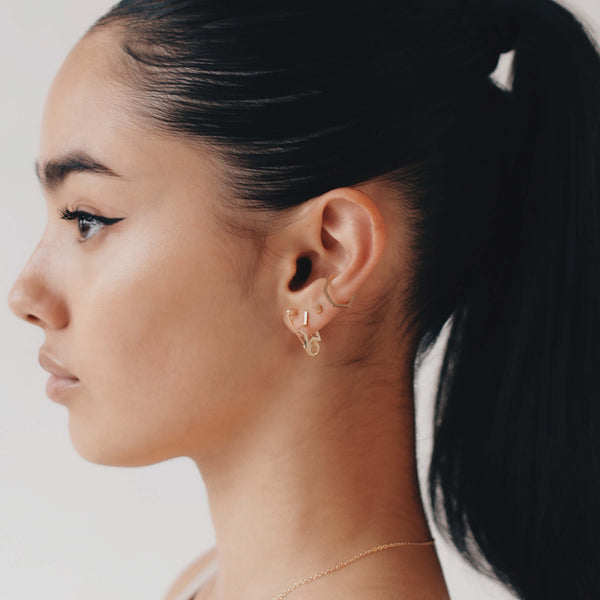 Gold Safety Pin Earring - ourCommonplace