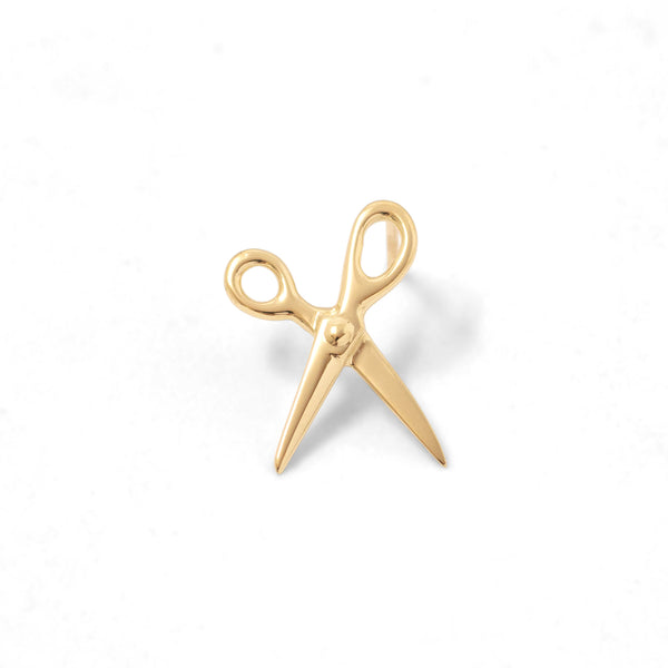 Scissor Earring 14K Yellow Gold - ourCommonplace