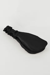 Washed Silk Eye Mask In Black - ourCommonplace