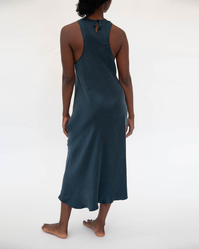 Gia Sandwashed Cupro Vegan Silk Sleep Dress - ourCommonplace