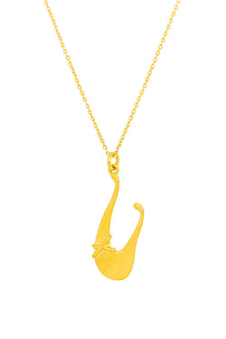 Heirloom 'U' Alpha Charm Necklace - ourCommonplace