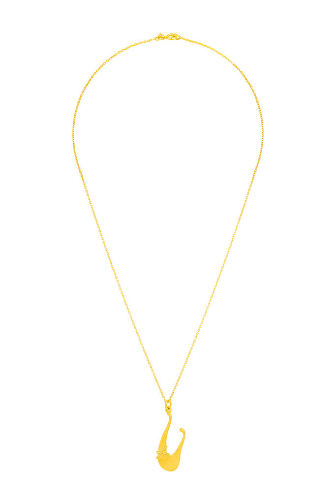 Heirloom 'U' Alpha Charm Necklace - ourCommonplace