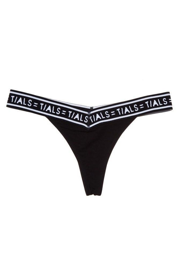 Logo Classic Thong Black - ourCommonplace