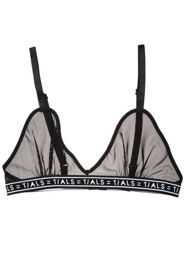 Logo Simple Bra Black - ourCommonplace