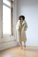 Medea Coat, Vegetarian Shearling - ourCommonplace