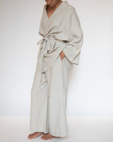 Naoko Linen Kimono Sleepwear Set - ourCommonplace
