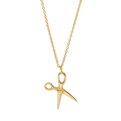 Scissor Necklace - 14K Yellow Gold - ourCommonplace
