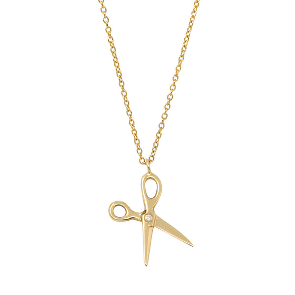 Scissor Necklace - 14K Yellow Gold - ourCommonplace