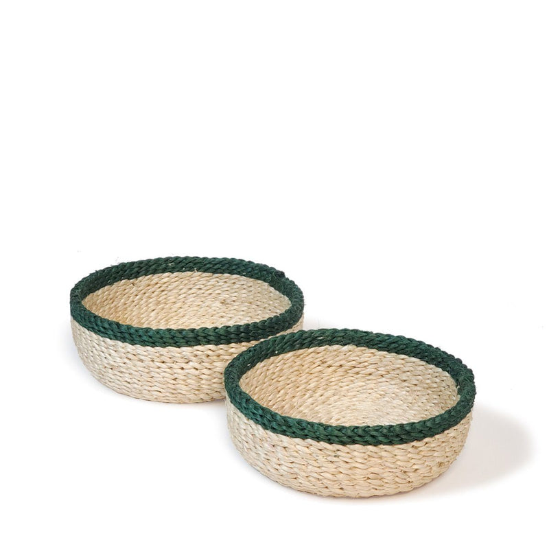 Phala Handwoven Jute Basket (Set of 2) - ourCommonplace