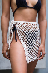 Open Weave Mini Skirt - ourCommonplace