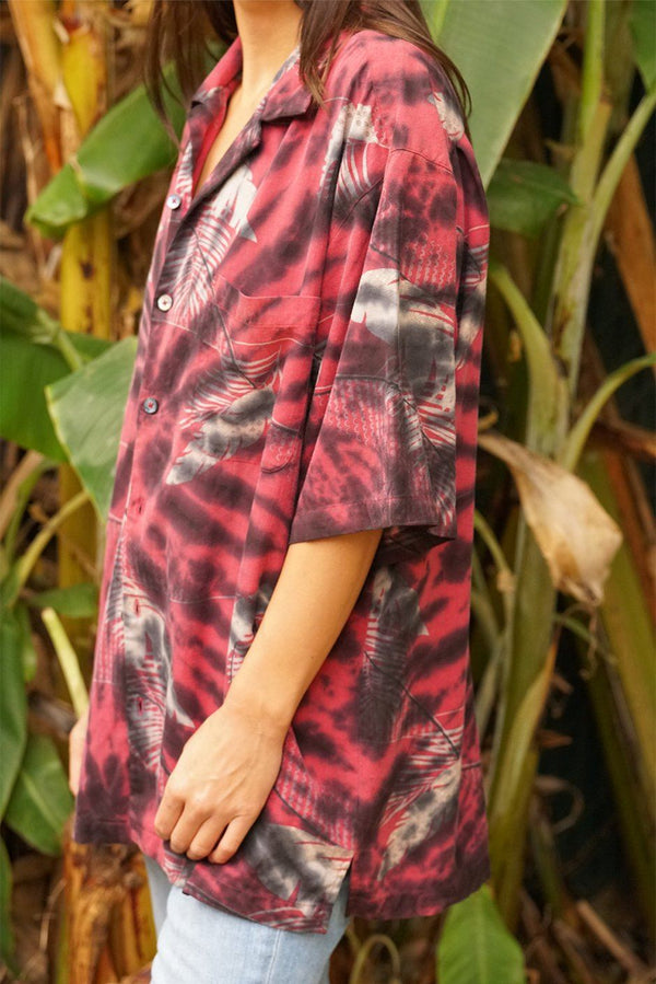 Hawaiian Kai Shirt // Onyx Tie Dye - ourCommonplace