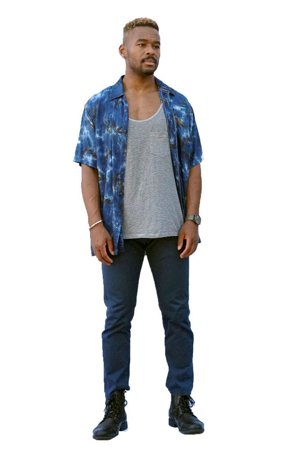 Hawaiian Kai Shirt // Ocean Bottom Tie Dye - ourCommonplace