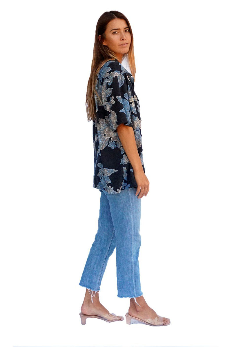 Hawaiian Kai Shirt // Beaded Ocean Mist Tie Dye - ourCommonplace