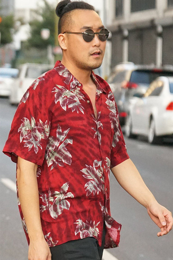 Hawaiian Kai Shirt // Red Hot Tie Dye - ourCommonplace