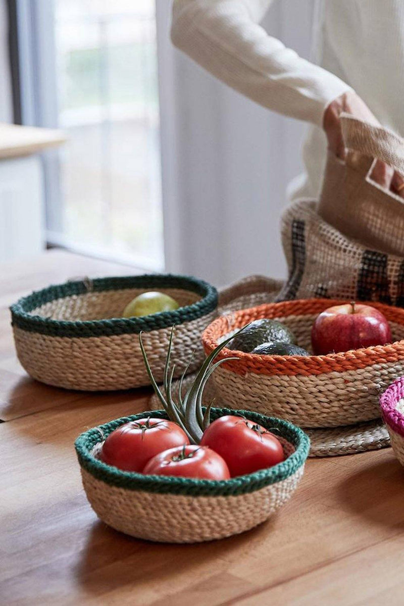 Phala Handwoven Jute Basket (Set of 2) - ourCommonplace