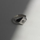 Vision Signet Ring in Sterling Silver - ourCommonplace