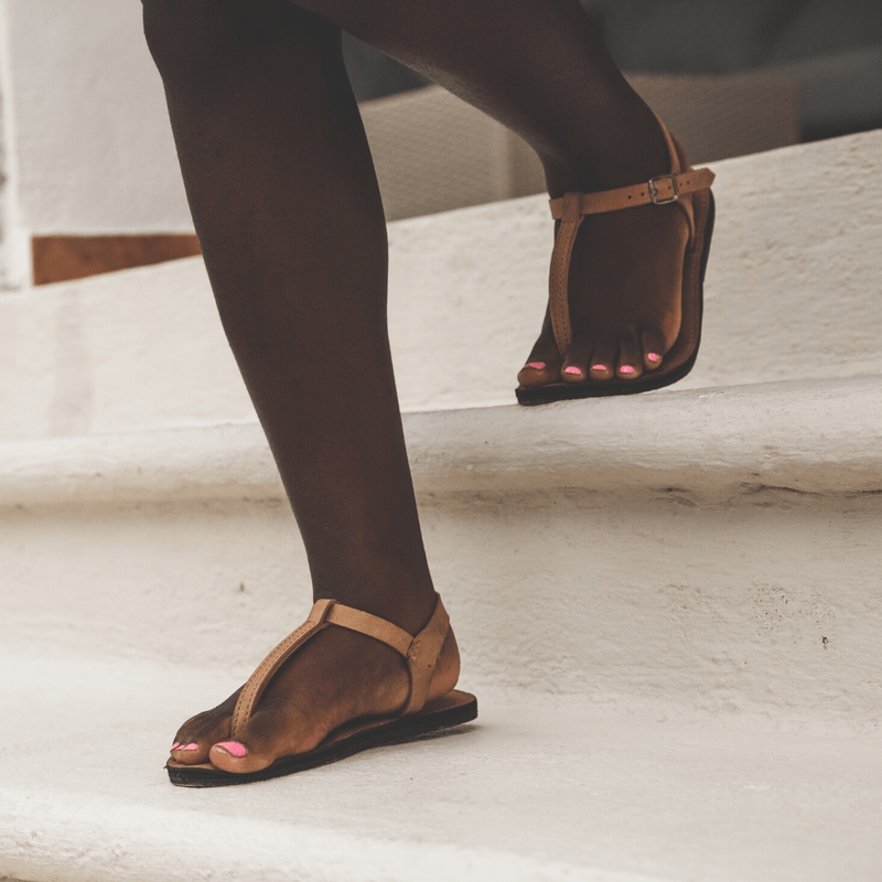 The Romana Girl'S Leather Sandal - ourCommonplace