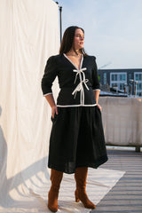 Sylvie / Black + Milk Linen - ourCommonplace