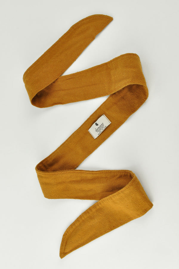 Raw Silk Spa Headwrap In Copper - ourCommonplace