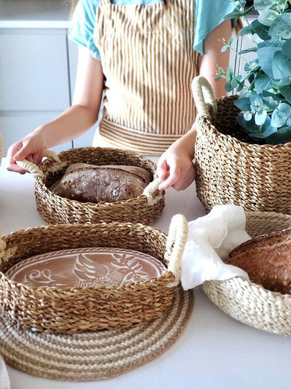 Bread Warmer & Basket - Bird Oval - ourCommonplace