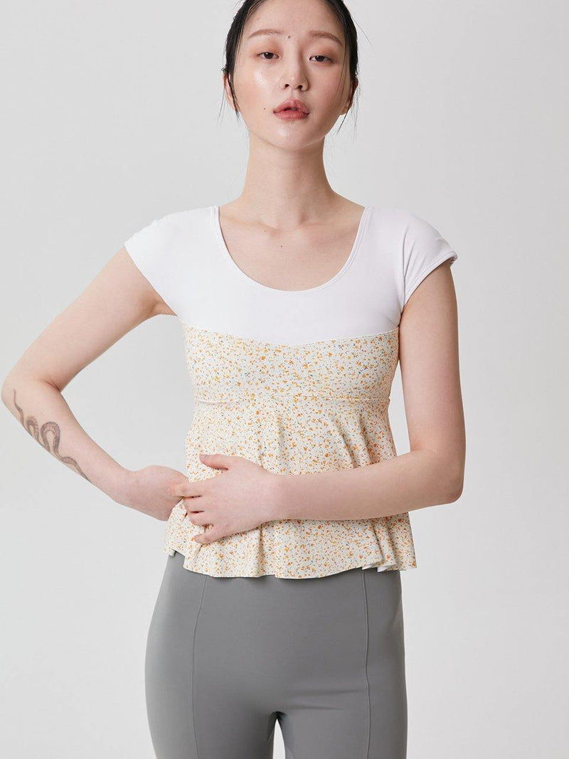 Double Casting Peplum Top - ourCommonplace