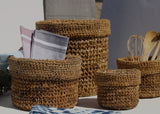 Mumtaz Round Storage Baskets - ourCommonplace