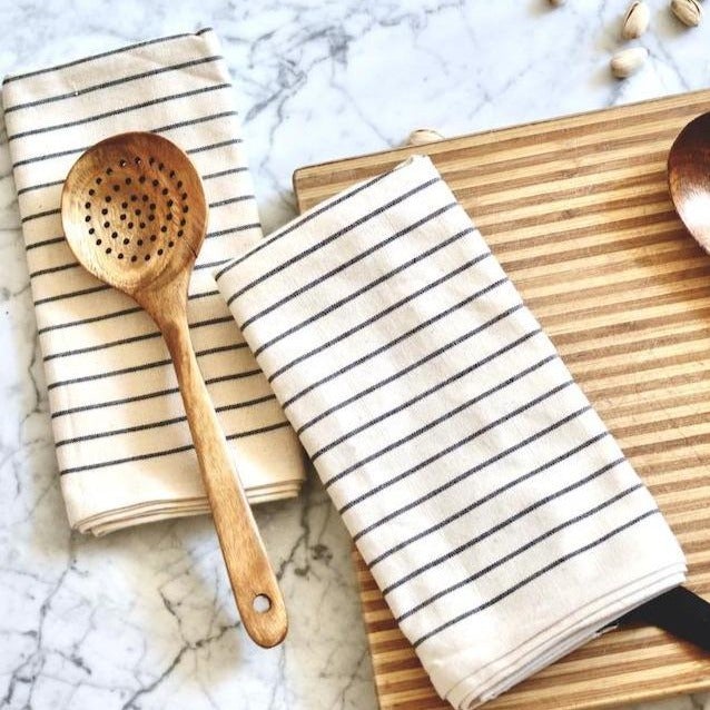 Cotton Tea Towels Ivory - ourCommonplace