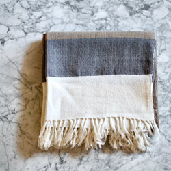 Bina Brown Throw - ourCommonplace