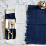 Jeba Ombré Shibori Cotton Napkins - ourCommonplace