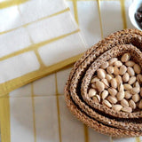 Chechi Rectangle Pattern Shibori Cotton Napkins - ourCommonplace