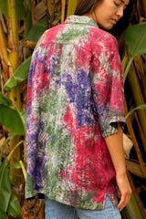 Hawaiian Kai Shirt // Tropic Punch Tie Dye - ourCommonplace