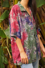 Hawaiian Kai Shirt // Tropic Punch Tie Dye - ourCommonplace