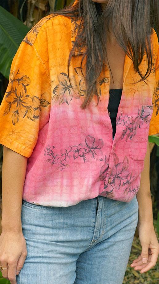 Hawaiian Kai Crop // Sherbert Tie Dye - ourCommonplace