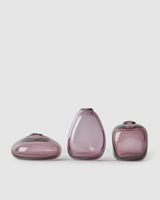 Trio of Kelly Bud Vases - Plum - ourCommonplace